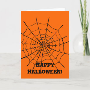 Web Halloween Spider Kaart