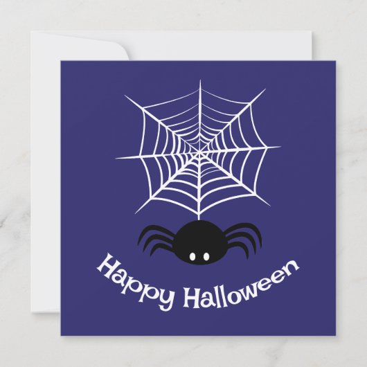 Web Halloween Spider Kaart (Voorkant)