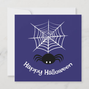 Web Halloween Spider Kaart