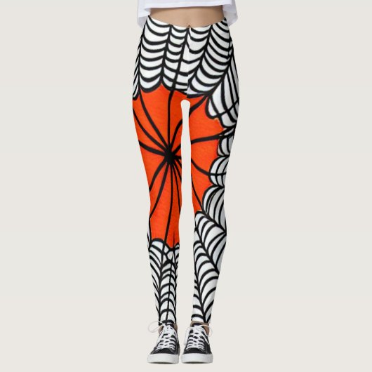 Web Halloween Spider Leggings (Voorkant)
