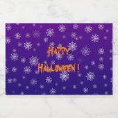 Web Halloween Spider Likeurfles Etiket (Enkel label)