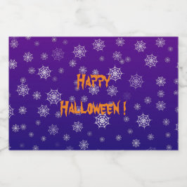 Web Halloween Spider Likeurfles Etiket