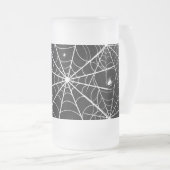 Web Halloween Spider Matglas Bierpul (Voorkant rechts)