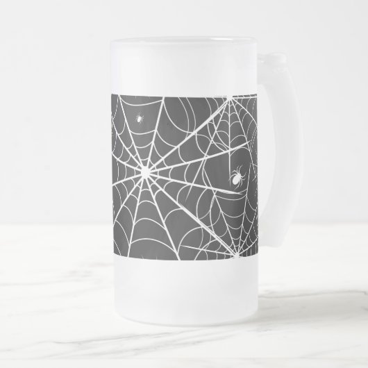 Web Halloween Spider Matglas Bierpul (Voorkant rechts)