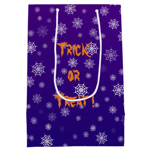 Web Halloween Spider Medium Cadeauzakje (Achterkant)