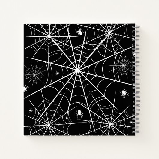 Web Halloween Spider Notitieboek (Achterkant)