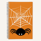 Web Halloween Spider Notitieboek (Voorkant)