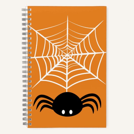 Web Halloween Spider Notitieboek (Voorkant)