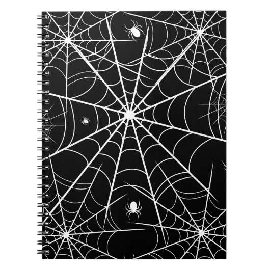 Web Halloween Spider Notitieboek (Voorkant)