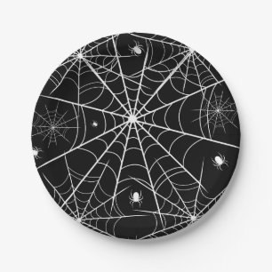Web Halloween Spider Papieren Bordje