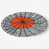 Web Halloween Spider Papieren Bordje (Gekanteld)