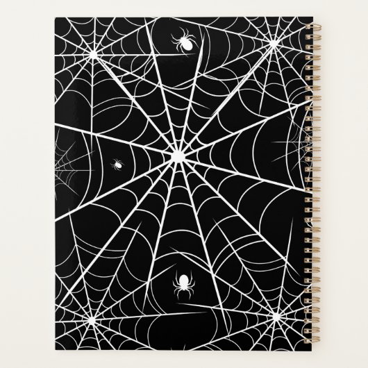Web Halloween Spider Planner (Achterkant)