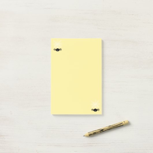 Web Halloween Spider Post-it® Notes (Op bureau)