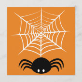 Web Halloween Spider Programmakaart (Voorkant)