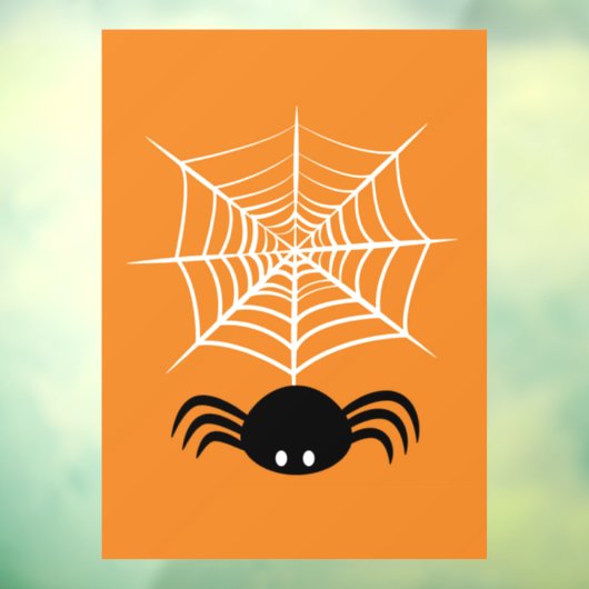 Web Halloween Spider Raamsticker (Vel 3)