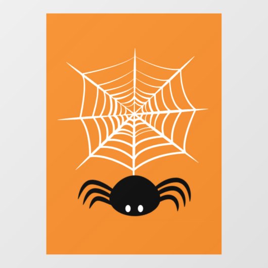 Web Halloween Spider Raamsticker (Vel)