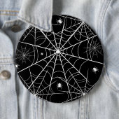 Web Halloween Spider Ronde Button 6,0 Cm (In situ)