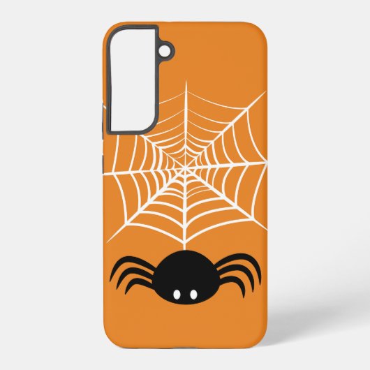 Web Halloween Spider Samsung Galaxy Hoesje (Achterkant)