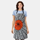 Web Halloween Spider Schort (Gedragen)