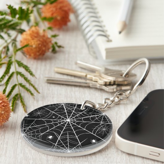 Web Halloween Spider Sleutelhanger (Voorkant Rechts)