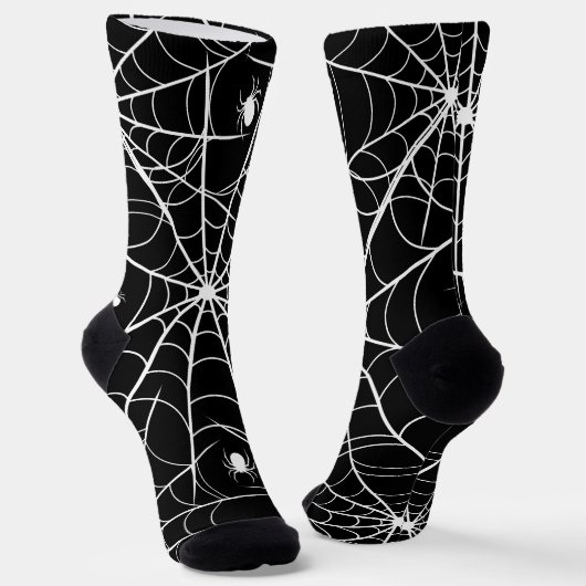 Web Halloween Spider Sokken (Gebogen)