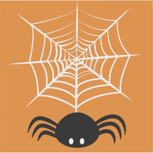 Web Halloween Spider Sticker (Voorkant)