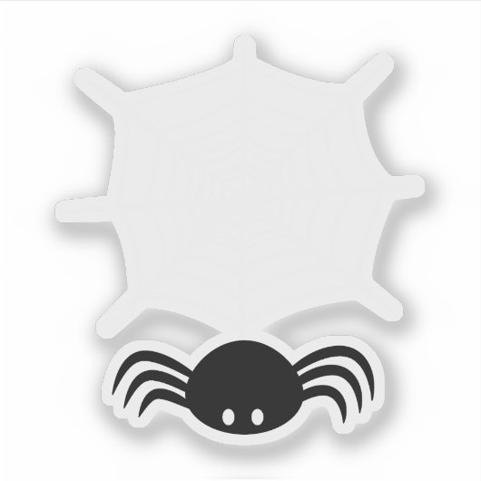 Web Halloween Spider Sticker (Voorkant)