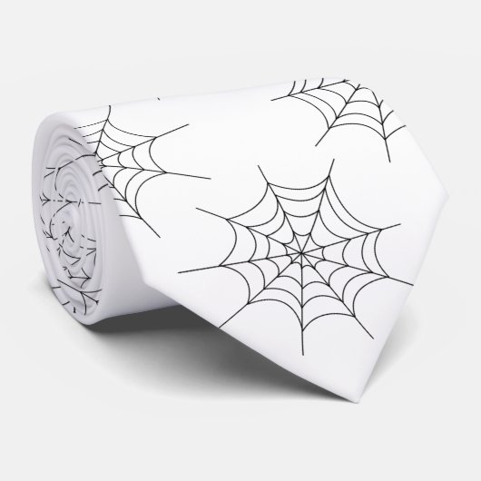 Web Halloween Spider Stropdas (Opgerold)