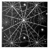 Web Halloween Spider Tegeltje (Voorkant)
