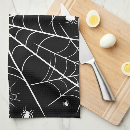 Web Halloween Spider Theedoek (Quarter Fold)