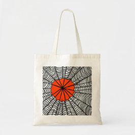 Web Halloween Spider Tote Bag