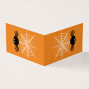 Web Halloween Spider Visitekaartje