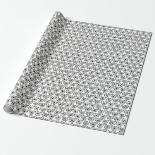 Web Hart Cadeaupapier (Uitgerold)
