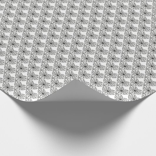 Web Hart Cadeaupapier (Hoek)