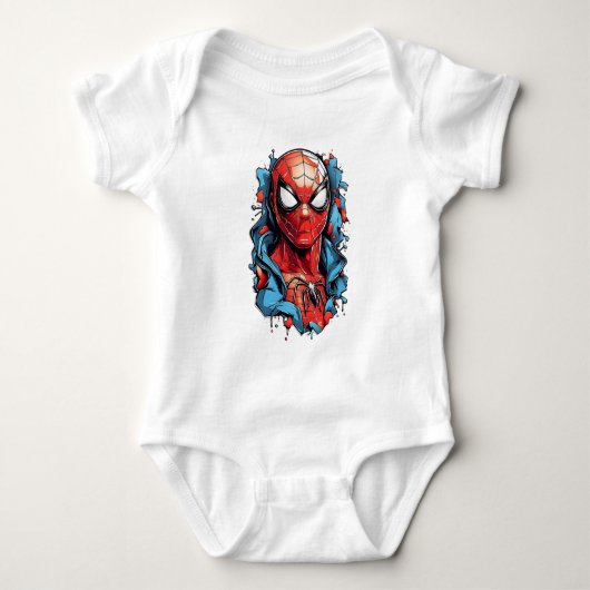 Web Hero Burst – Strips stijl Romper (Voorkant)