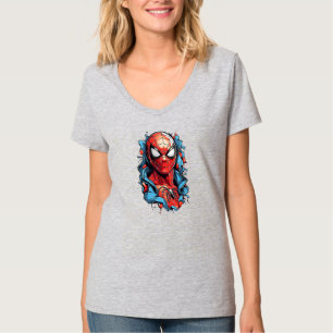 Web Hero Burst – Strips stijl T-shirt