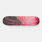 Web Hot-roze Black Creepy Spooky Spider Persoonlijk Skateboard (Horizontaal)