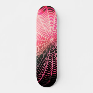 Web Hot-roze Black Creepy Spooky Spider Persoonlijk Skateboard