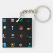 Web Icons Sleutelhanger (Achterkant)