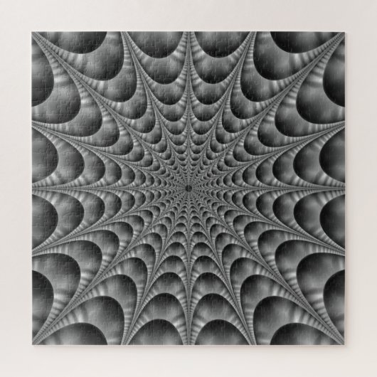 Web in zwart-wit legpuzzel (Verticaal)