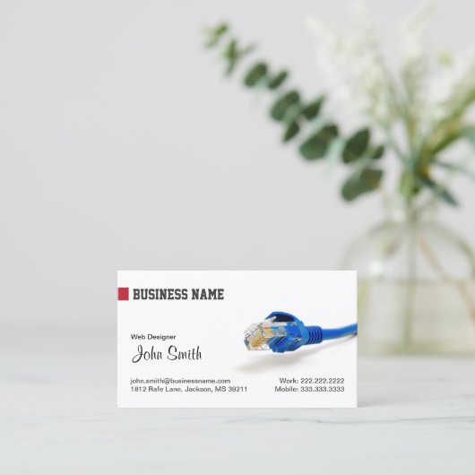 Web Internet Marketing Network Visitekaartje (Staand voorkant)