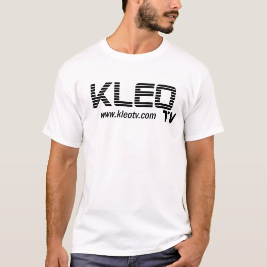 Web KLEO TV White logo T-shirt (Voorkant)