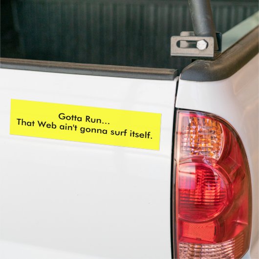 Web Leven Bumpersticker (Op Truck)