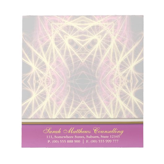 Web Love Fractal Art Notitieblok (Voorkant)