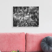 Web-Natuur voor zwarte en witte spin Canvas Afdruk (Insitu (Woonkamer))