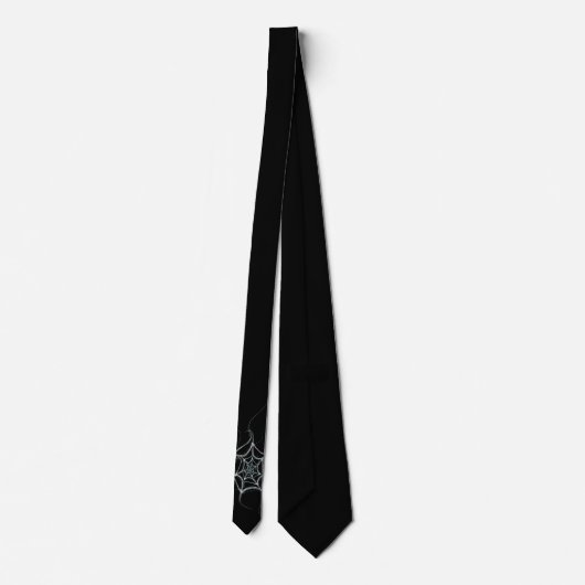 Web Necktie van Black and White Spider Stropdas (Achterkant)