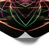 Web of Color Kaleidoscope Poster (Hoek)