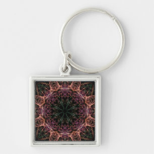 Web of Color Kaleidoscope Sleutelhanger