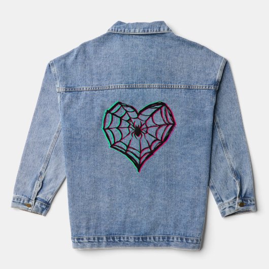 Web of Love T-shirt Denim Jacket (Achterkant)