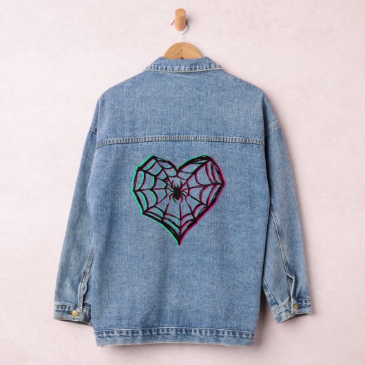 Web of Love T-shirt Denim Jacket (Hangar)